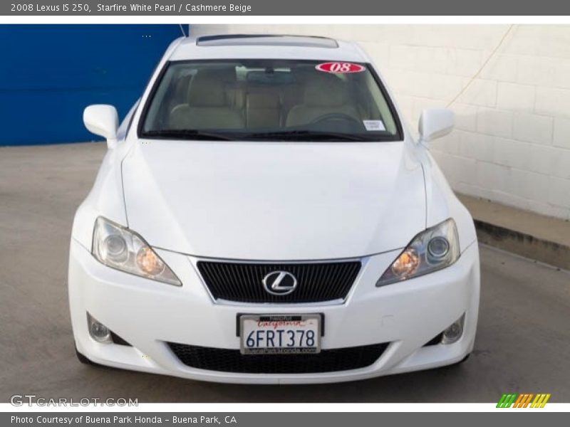 Starfire White Pearl / Cashmere Beige 2008 Lexus IS 250