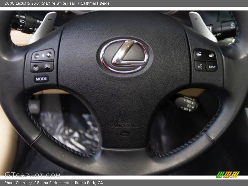 Starfire White Pearl / Cashmere Beige 2008 Lexus IS 250