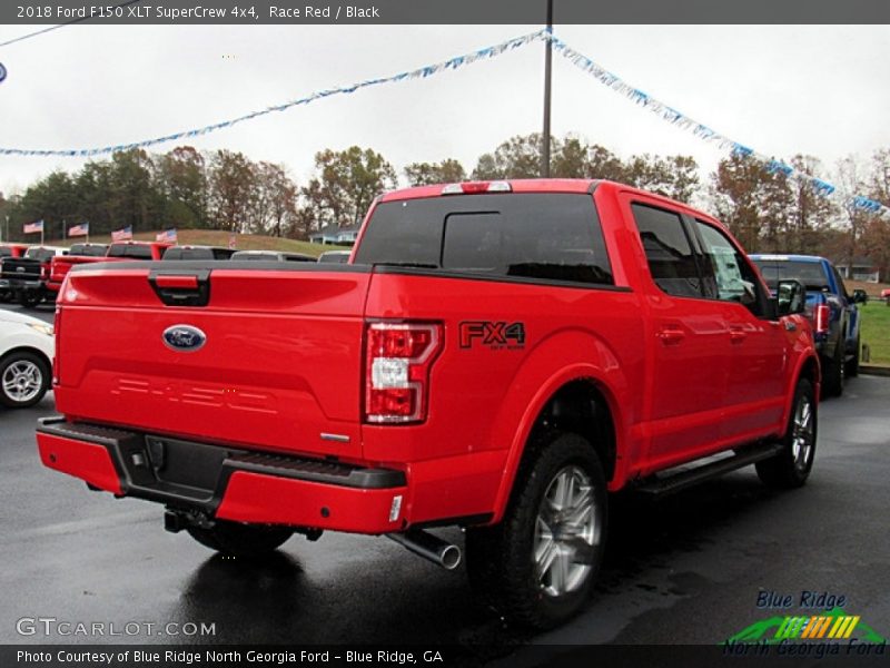 Race Red / Black 2018 Ford F150 XLT SuperCrew 4x4