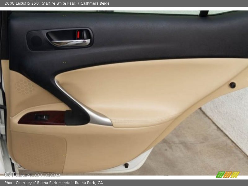 Starfire White Pearl / Cashmere Beige 2008 Lexus IS 250
