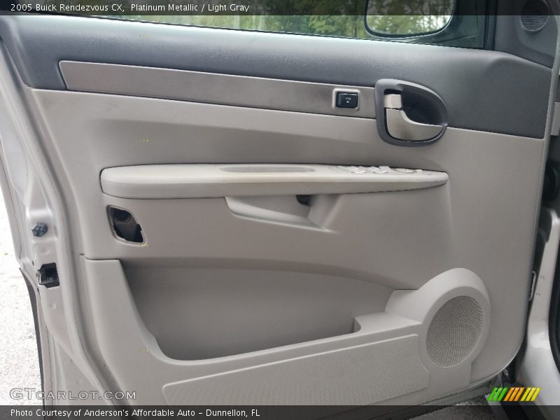 Platinum Metallic / Light Gray 2005 Buick Rendezvous CX