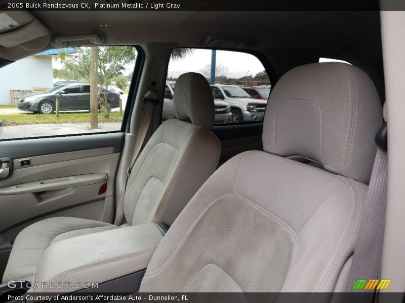 Platinum Metallic / Light Gray 2005 Buick Rendezvous CX