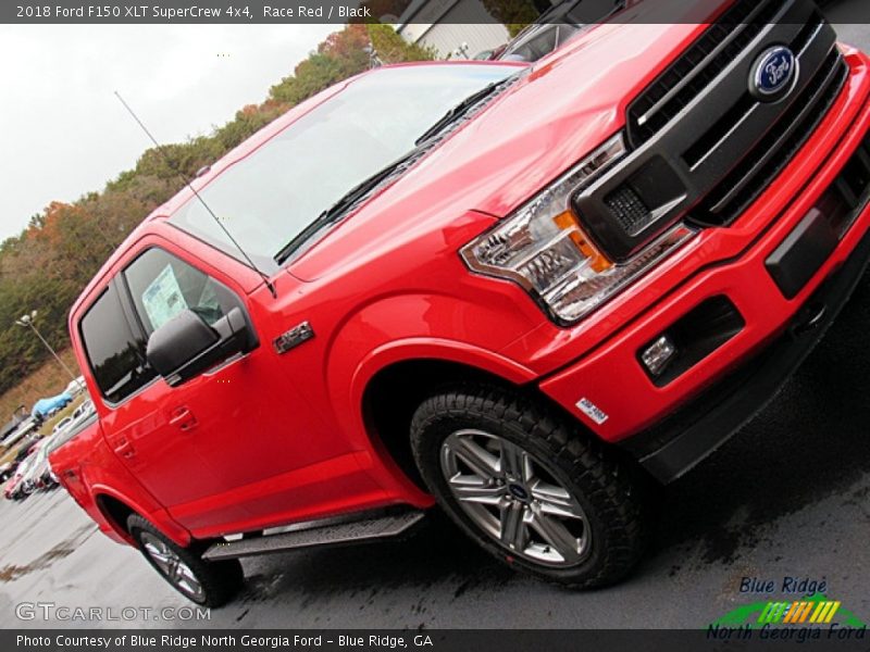 Race Red / Black 2018 Ford F150 XLT SuperCrew 4x4