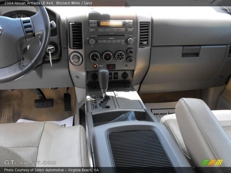 Blizzard White / Sand 2004 Nissan Armada LE 4x4