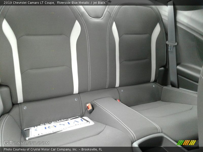 Riverside Blue Metallic / Jet Black 2019 Chevrolet Camaro LT Coupe