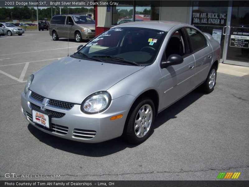 Bright Silver Metallic / Dark Slate Gray 2003 Dodge Neon SXT