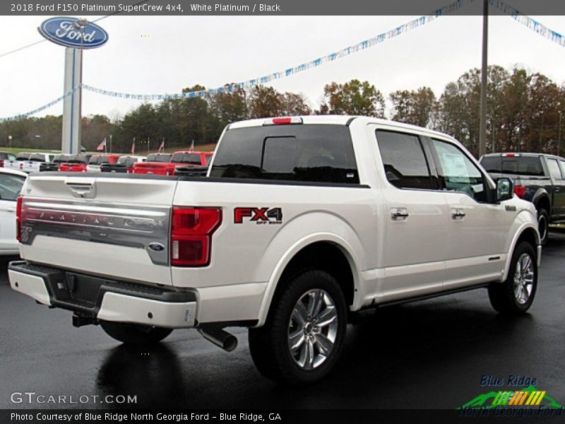 White Platinum / Black 2018 Ford F150 Platinum SuperCrew 4x4