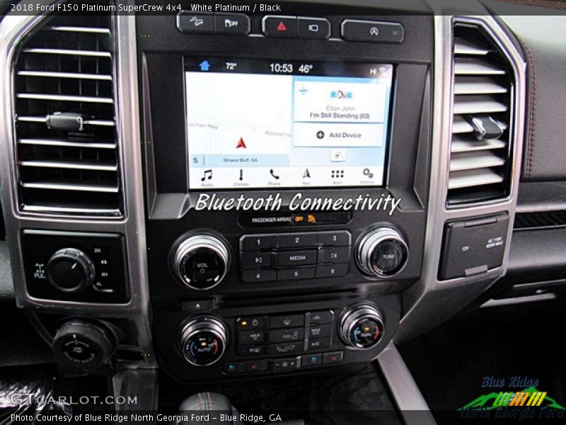 White Platinum / Black 2018 Ford F150 Platinum SuperCrew 4x4