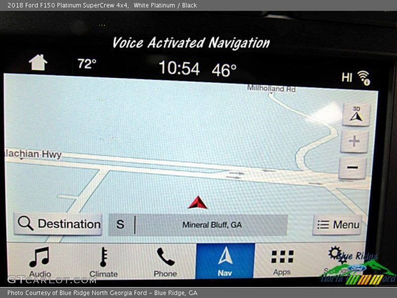 White Platinum / Black 2018 Ford F150 Platinum SuperCrew 4x4