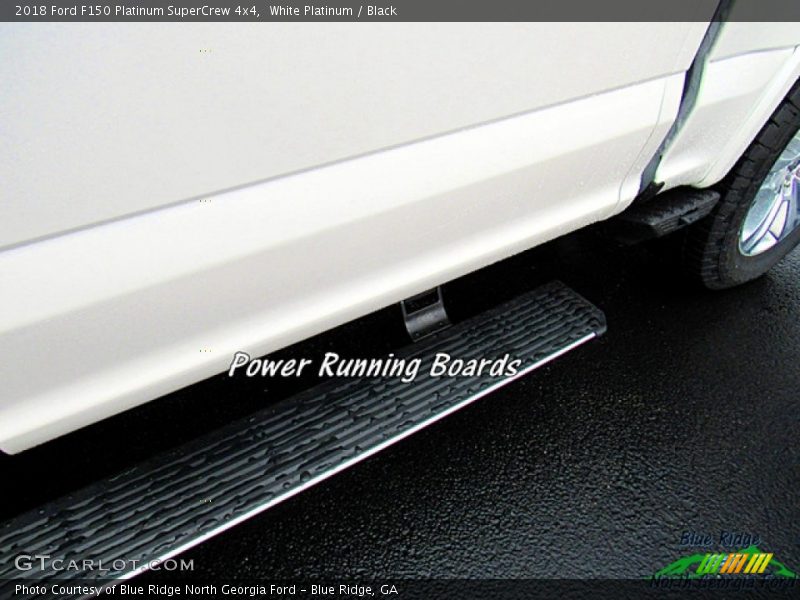 White Platinum / Black 2018 Ford F150 Platinum SuperCrew 4x4