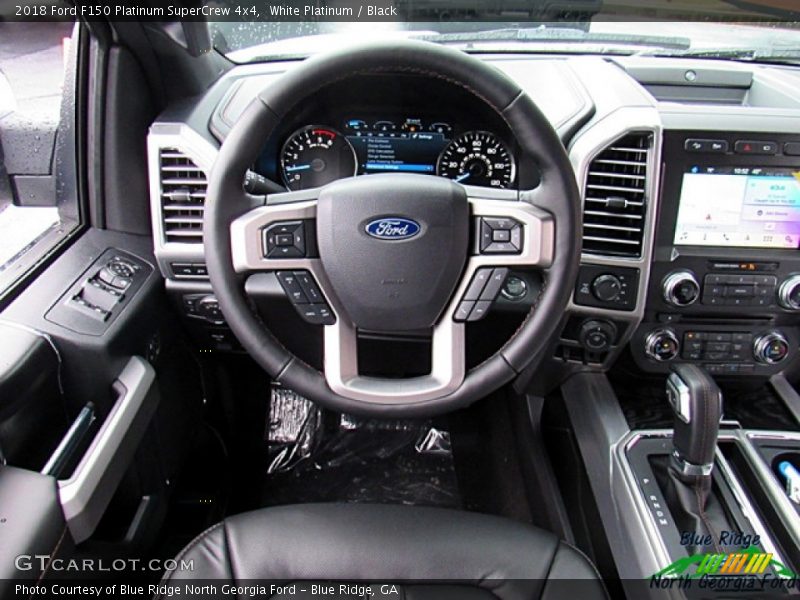 White Platinum / Black 2018 Ford F150 Platinum SuperCrew 4x4