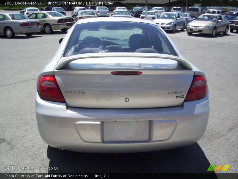 Bright Silver Metallic / Dark Slate Gray 2003 Dodge Neon SXT