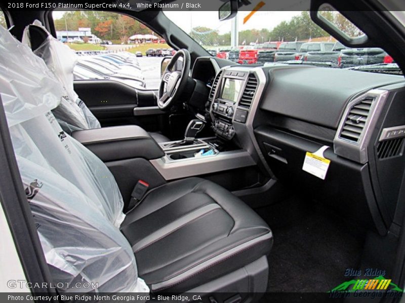 White Platinum / Black 2018 Ford F150 Platinum SuperCrew 4x4