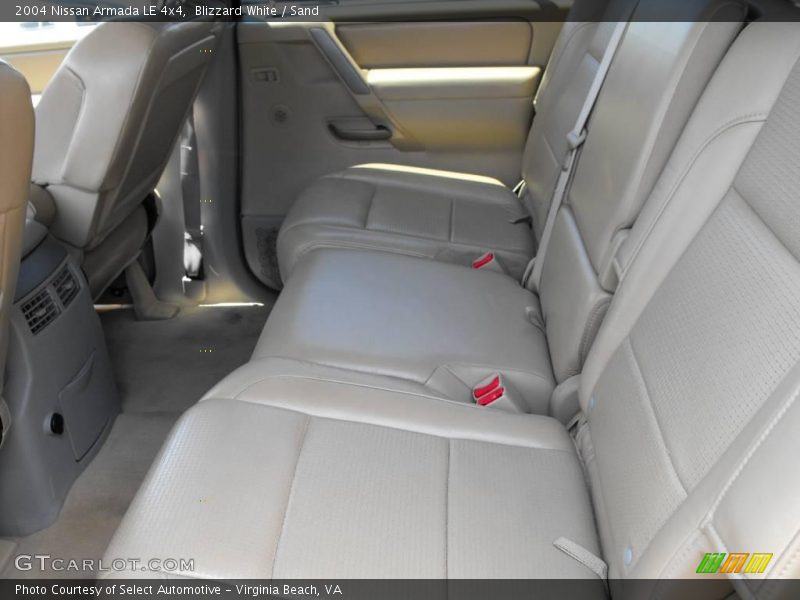Blizzard White / Sand 2004 Nissan Armada LE 4x4