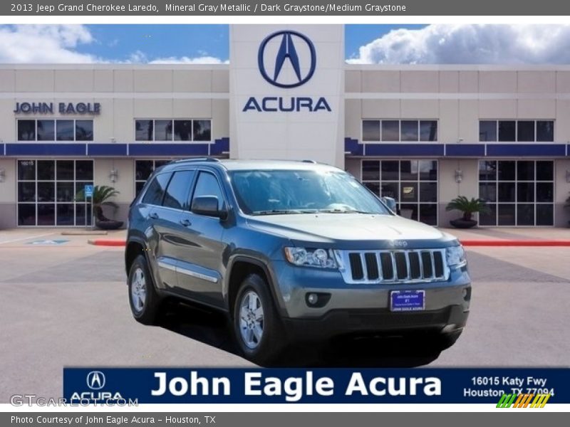 Mineral Gray Metallic / Dark Graystone/Medium Graystone 2013 Jeep Grand Cherokee Laredo