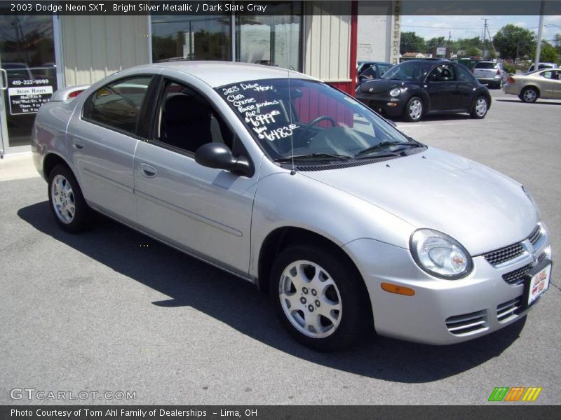 Bright Silver Metallic / Dark Slate Gray 2003 Dodge Neon SXT