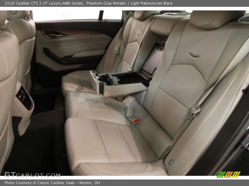Phantom Gray Metallic / Light Platinum/Jet Black 2016 Cadillac CTS 2.0T Luxury AWD Sedan