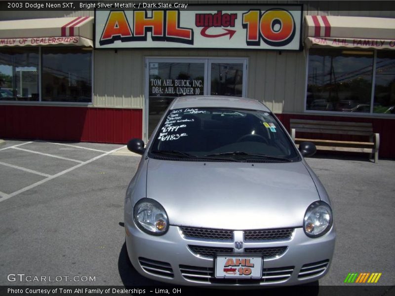 Bright Silver Metallic / Dark Slate Gray 2003 Dodge Neon SXT