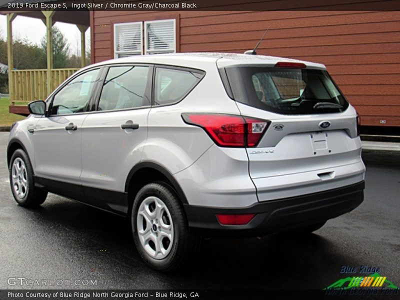Ingot Silver / Chromite Gray/Charcoal Black 2019 Ford Escape S