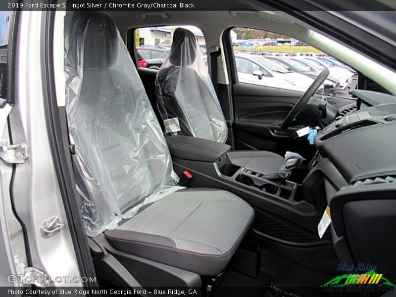 Ingot Silver / Chromite Gray/Charcoal Black 2019 Ford Escape S