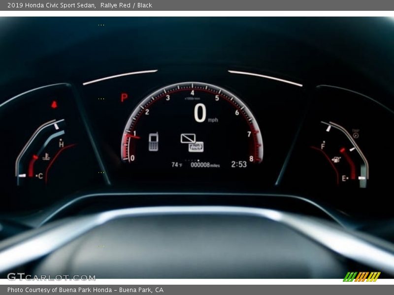  2019 Civic Sport Sedan Sport Sedan Gauges