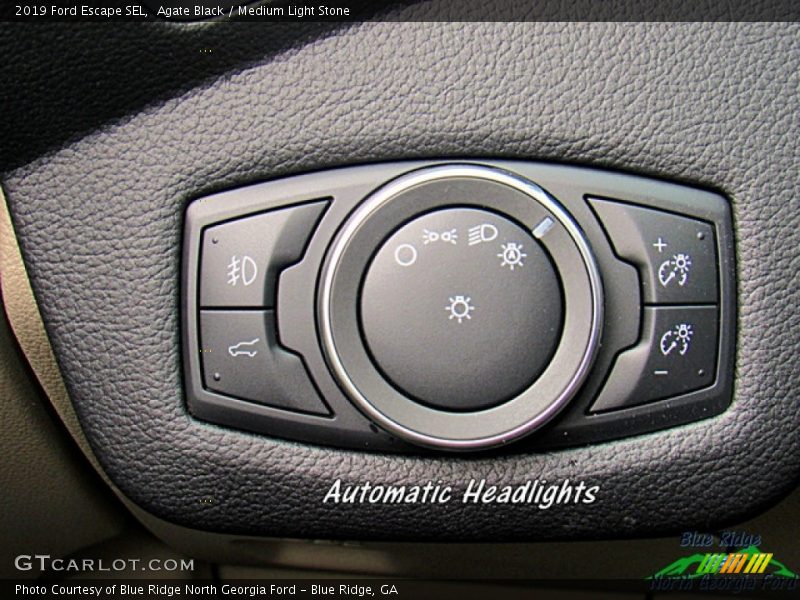 Agate Black / Medium Light Stone 2019 Ford Escape SEL