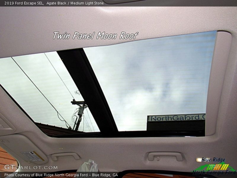 Agate Black / Medium Light Stone 2019 Ford Escape SEL