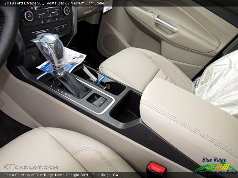 Agate Black / Medium Light Stone 2019 Ford Escape SEL