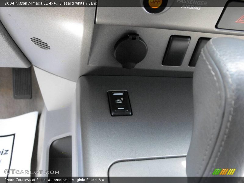 Blizzard White / Sand 2004 Nissan Armada LE 4x4