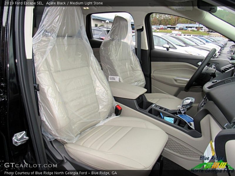 Agate Black / Medium Light Stone 2019 Ford Escape SEL