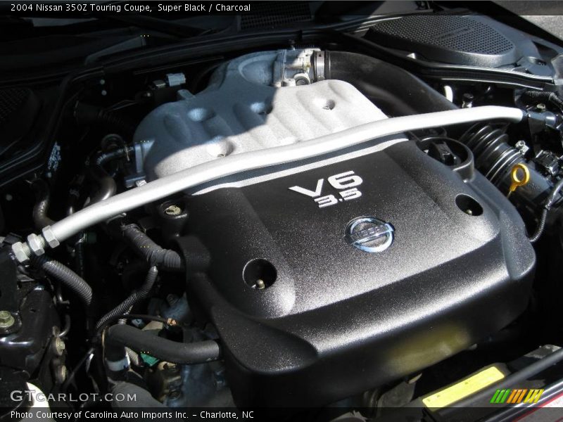 Super Black / Charcoal 2004 Nissan 350Z Touring Coupe