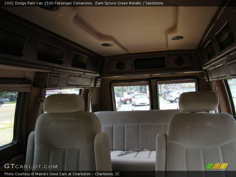 Dark Spruce Green Metallic / Sandstone 2002 Dodge Ram Van 1500 Passenger Conversion
