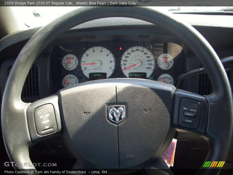 Atlantic Blue Pearl / Dark Slate Gray 2004 Dodge Ram 1500 ST Regular Cab