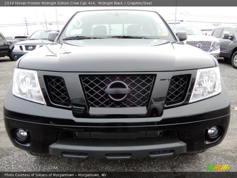 Midnight Black / Graphite/Steel 2019 Nissan Frontier Midnight Edition Crew Cab 4x4