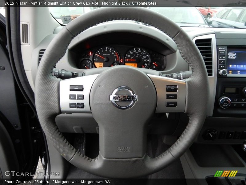  2019 Frontier Midnight Edition Crew Cab 4x4 Steering Wheel