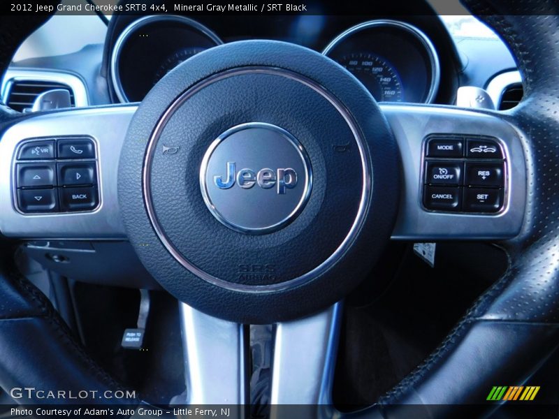 Mineral Gray Metallic / SRT Black 2012 Jeep Grand Cherokee SRT8 4x4