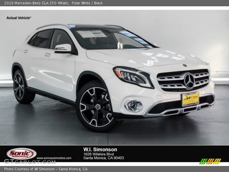 Polar White / Black 2019 Mercedes-Benz GLA 250 4Matic