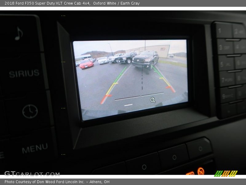 Oxford White / Earth Gray 2018 Ford F350 Super Duty XLT Crew Cab 4x4