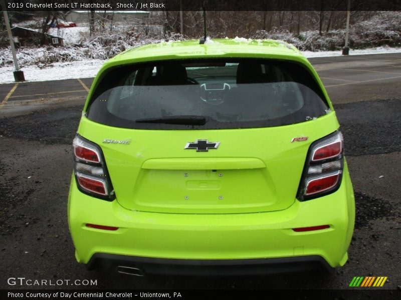 Shock / Jet Black 2019 Chevrolet Sonic LT Hatchback
