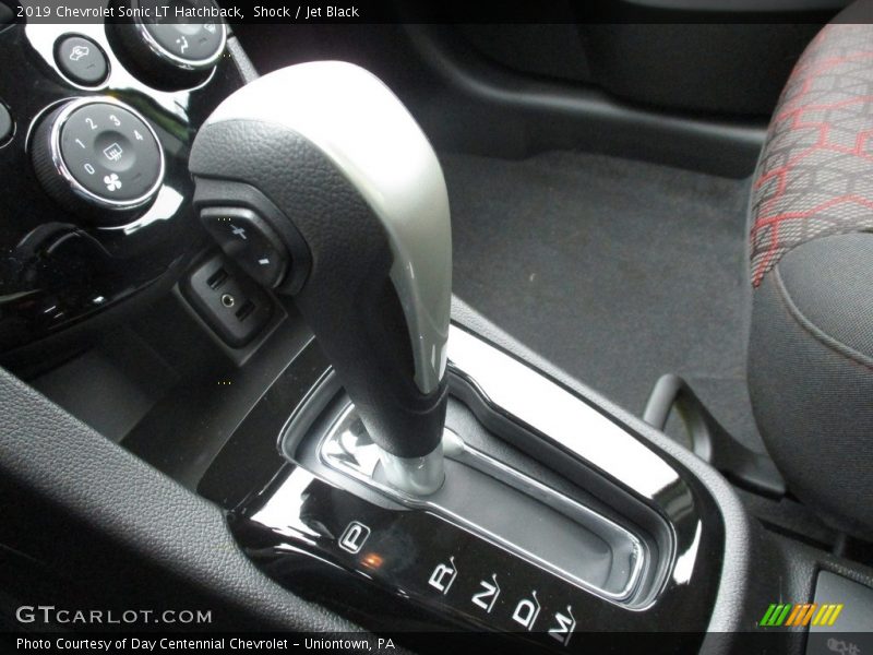 Shock / Jet Black 2019 Chevrolet Sonic LT Hatchback
