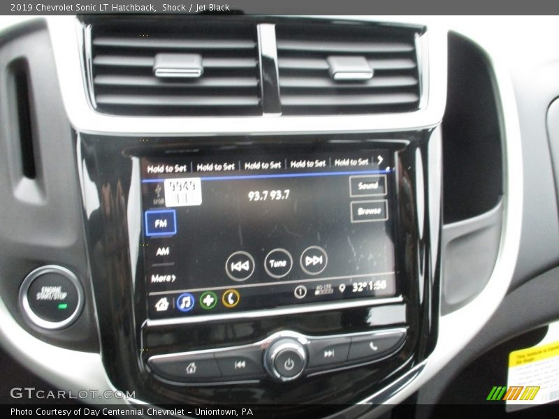 Shock / Jet Black 2019 Chevrolet Sonic LT Hatchback