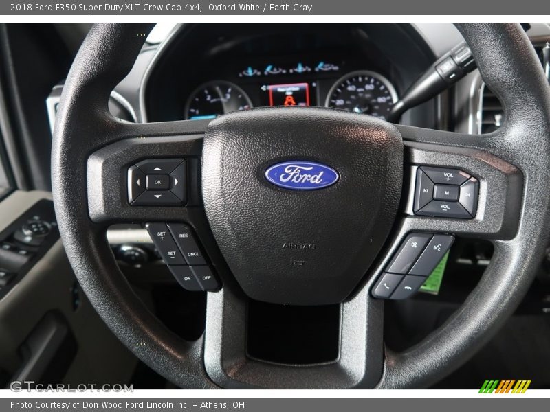 Oxford White / Earth Gray 2018 Ford F350 Super Duty XLT Crew Cab 4x4