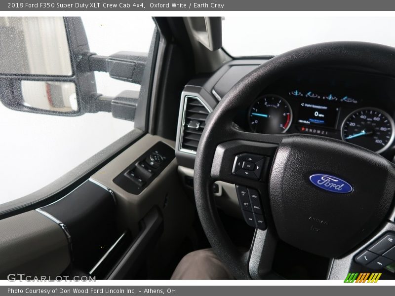 Oxford White / Earth Gray 2018 Ford F350 Super Duty XLT Crew Cab 4x4