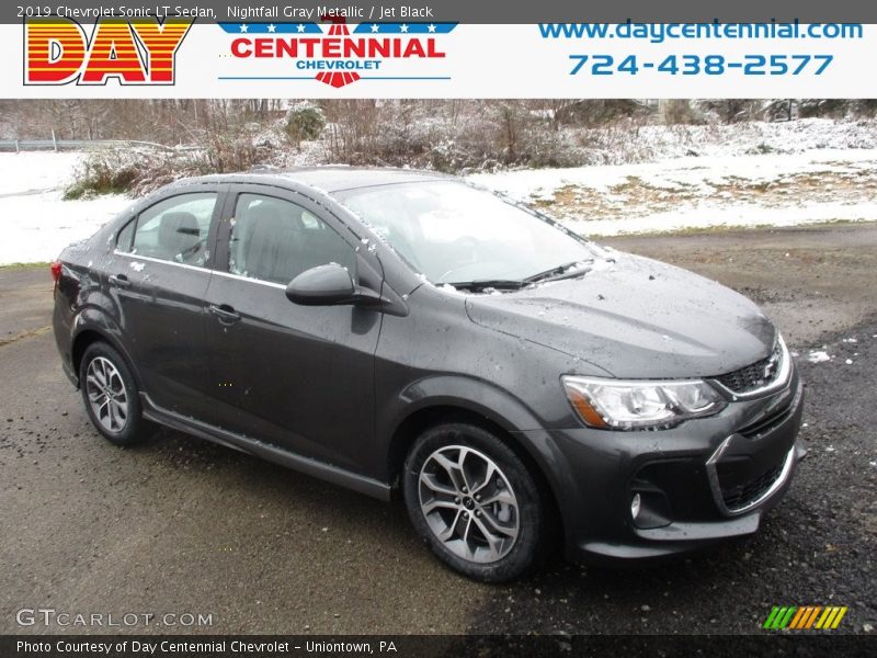 Nightfall Gray Metallic / Jet Black 2019 Chevrolet Sonic LT Sedan