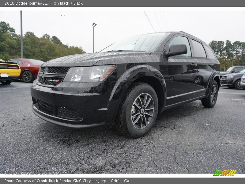 Pitch Black / Black 2018 Dodge Journey SE