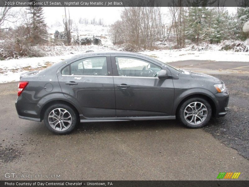 Nightfall Gray Metallic / Jet Black 2019 Chevrolet Sonic LT Sedan