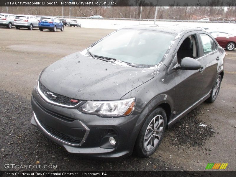 Nightfall Gray Metallic / Jet Black 2019 Chevrolet Sonic LT Sedan