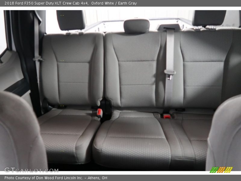 Oxford White / Earth Gray 2018 Ford F350 Super Duty XLT Crew Cab 4x4