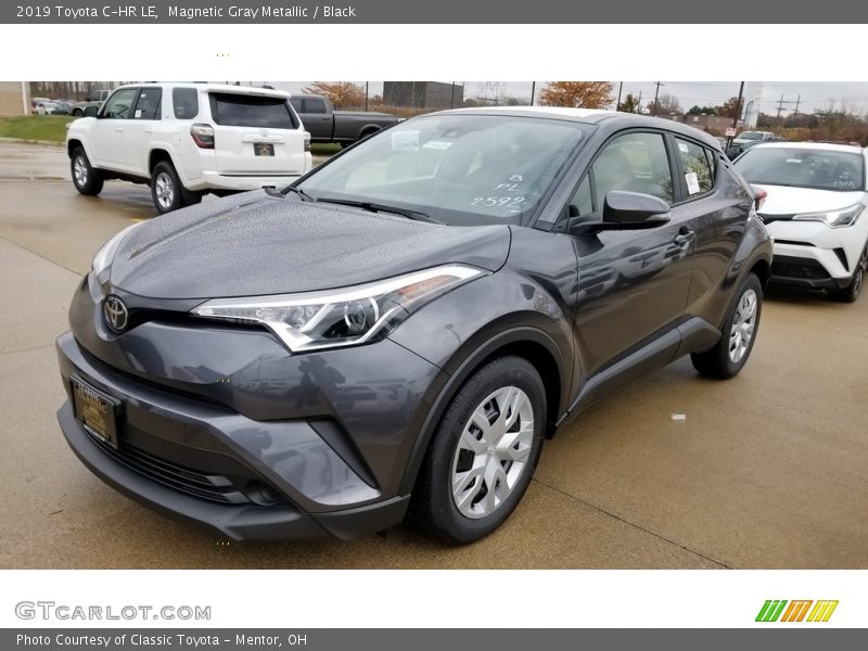 Magnetic Gray Metallic / Black 2019 Toyota C-HR LE