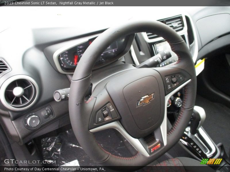 Nightfall Gray Metallic / Jet Black 2019 Chevrolet Sonic LT Sedan